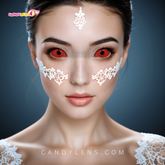 22mm Sweety Red Sclera Contacts